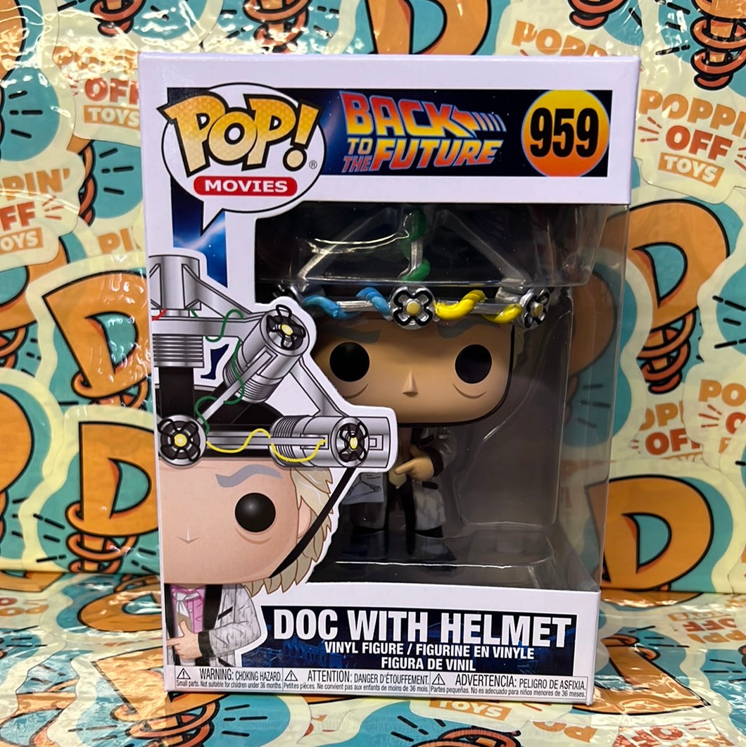 Pop! Movies: Back to the Future - Doc with Helmet