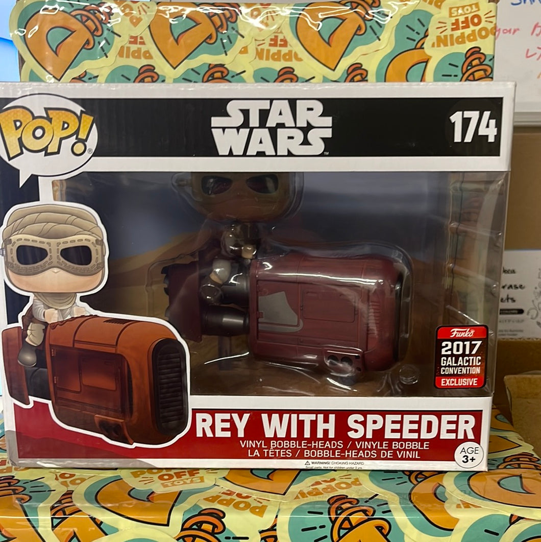 Pop! Star Wars: Ray With Speeder (In Stock) Vinyl Figure