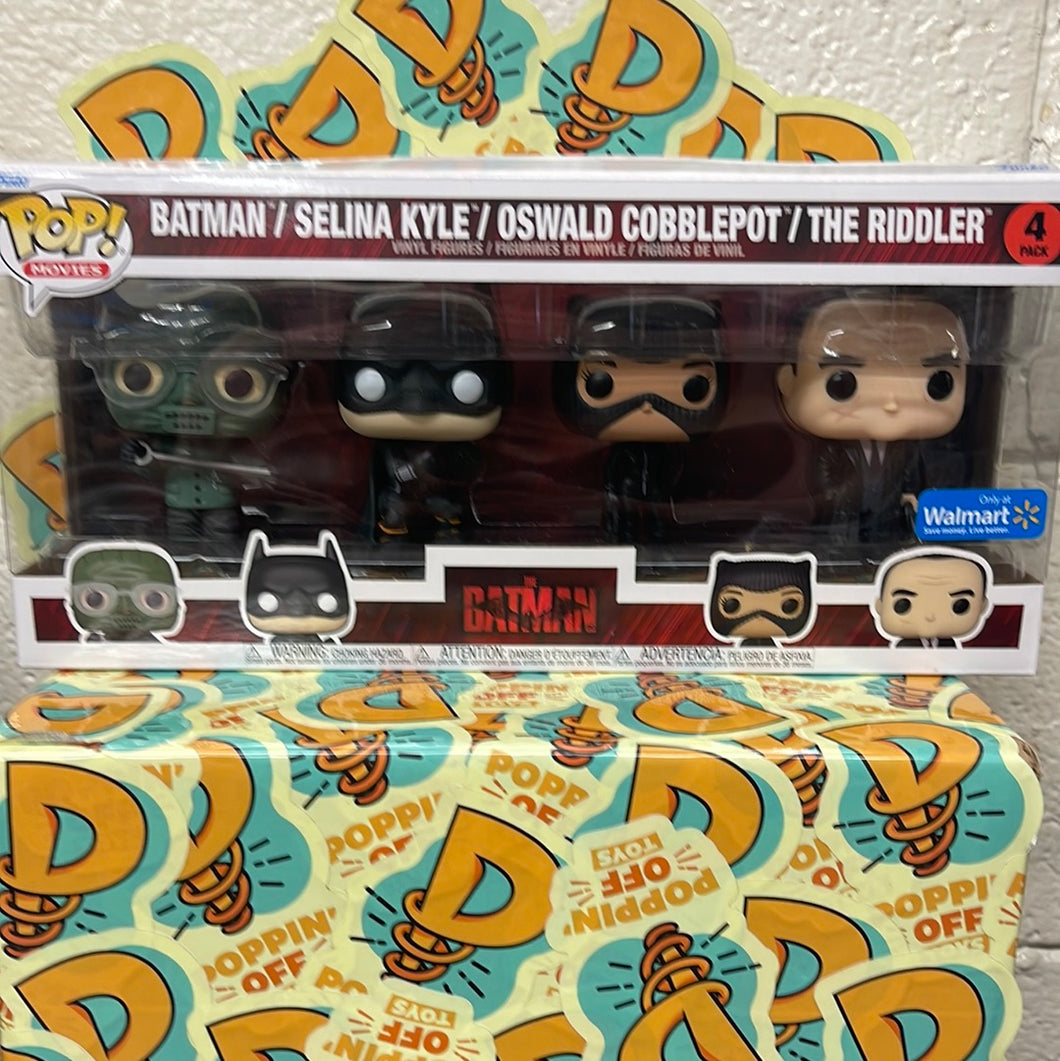 Pop! Movies - The Batman : 4 Pack Walmart
