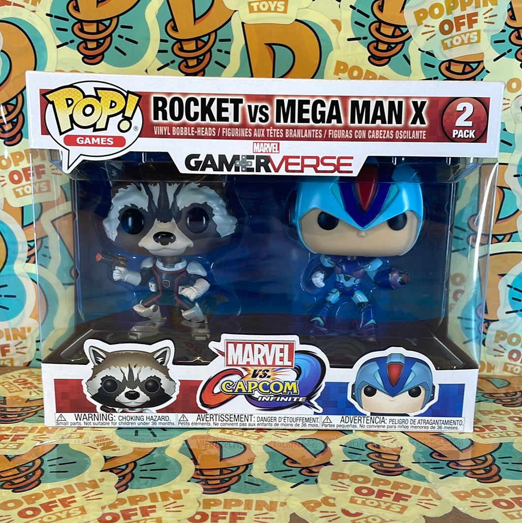 Pop! Games: Rocket vs. Mega Man X (2-Pack)
