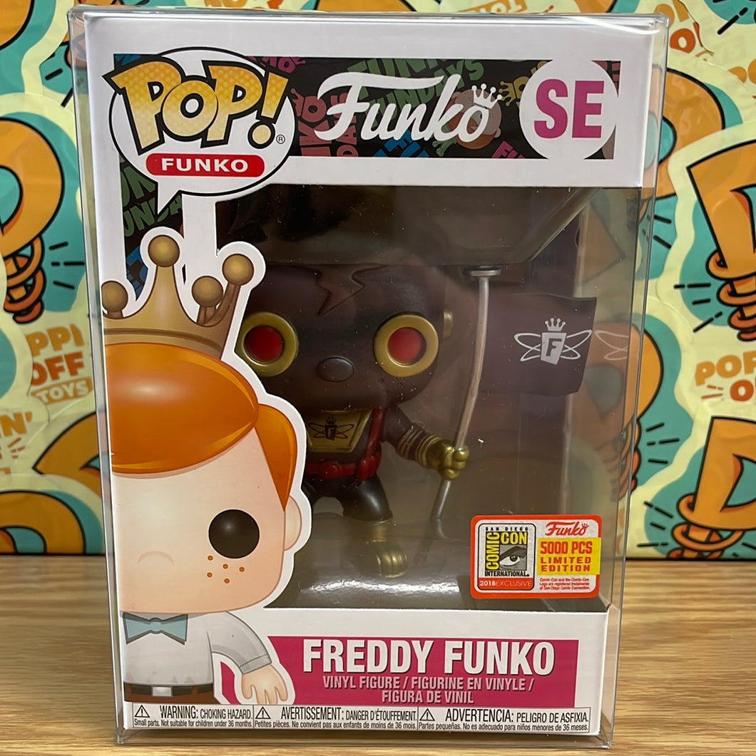 Pop! Funko: Freddy Funko (Black Space Robot) (SDCC)
