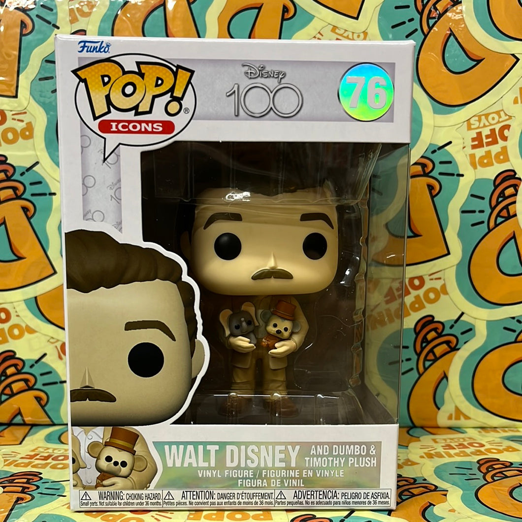Pop! Disney 100th - Walt w/Dumbo & Timothy