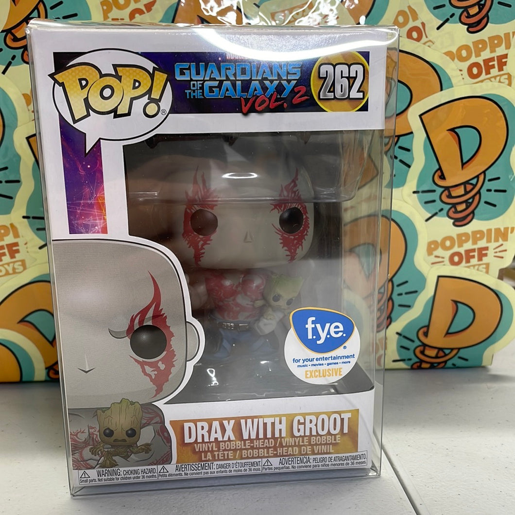 Pop! Marvel: Guardian of the Galaxy Vol 2- Drax With Groot (FYE Exclusive)