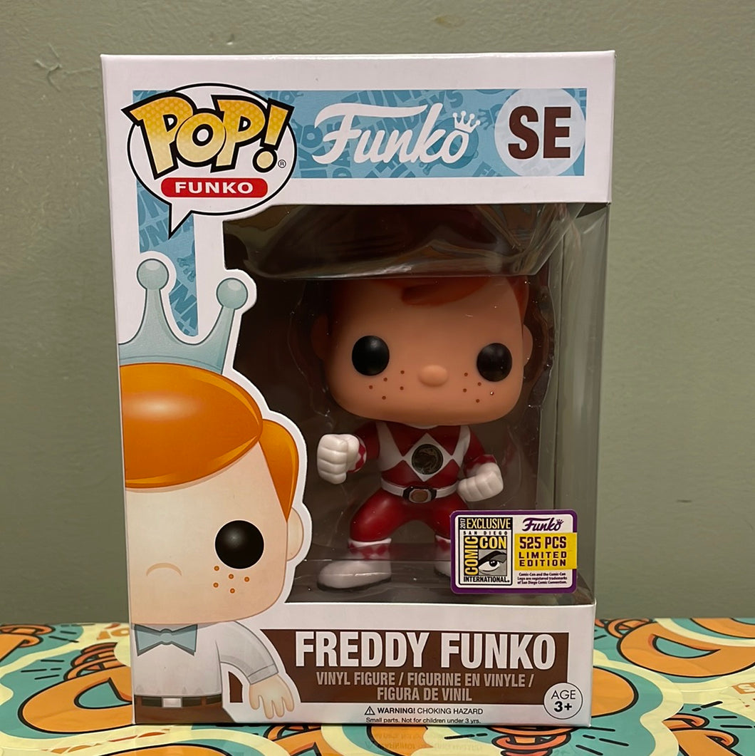 Pop! Funko: Freddy Funko - Red Ranger (SDCC)