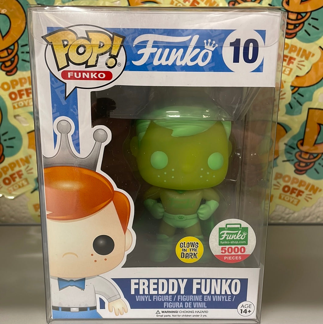 Pop! Funko: Freddy Funko -  Gamma Green Glow (Funko)