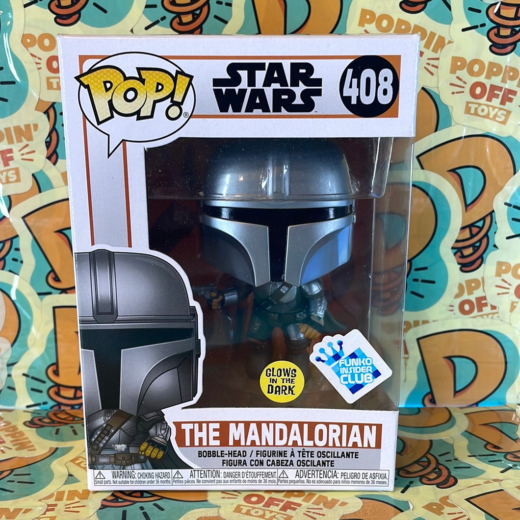 Pop! Star Wars: The Mandalorian (GITD) (Funko Insider Exclusive) 408