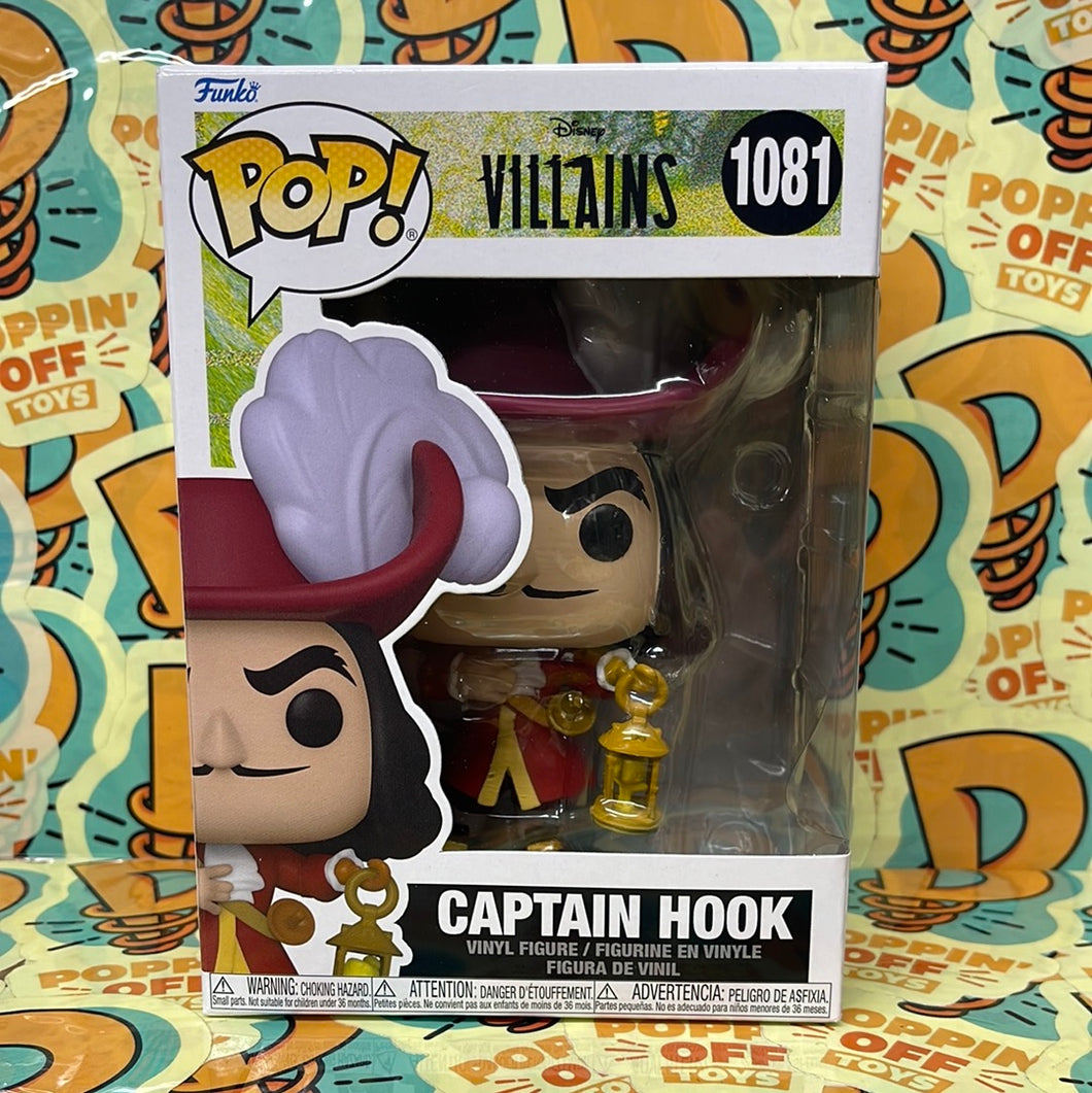 Pop! Disney: Villains - Captain Hook – Poppin' Off Toys