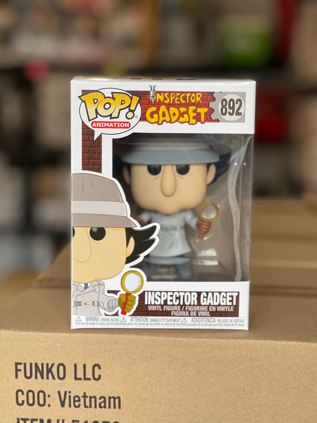 Pop! Animation: Inspector Gadget (In Stock) Vinyl Figure