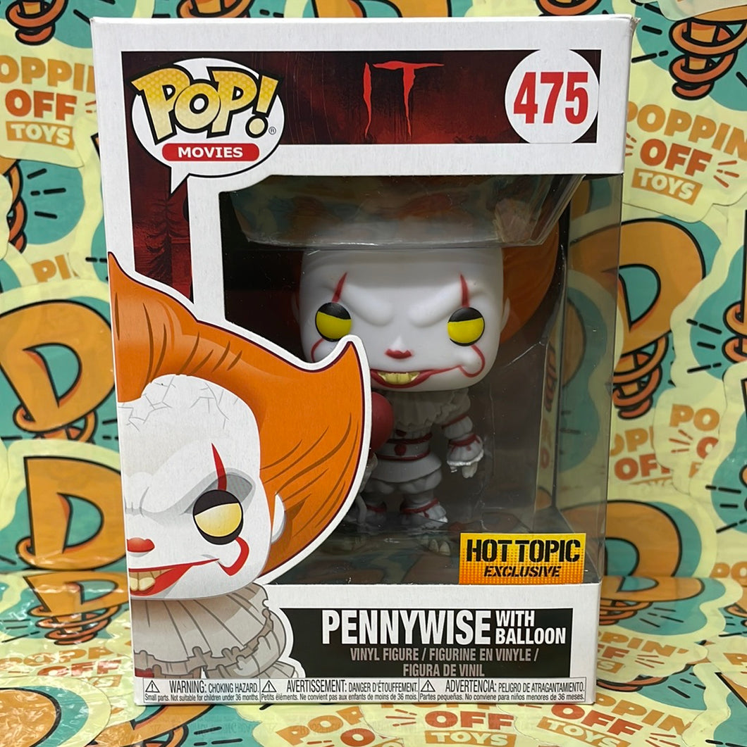Pop! Movies: IT -Pennywise With Balloon(Hot Topic Exclusive) 475