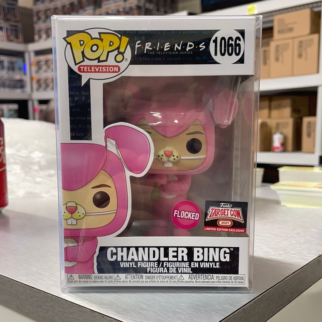Pop! Television: Friends- Chandler Bing (Flocked Target Con)