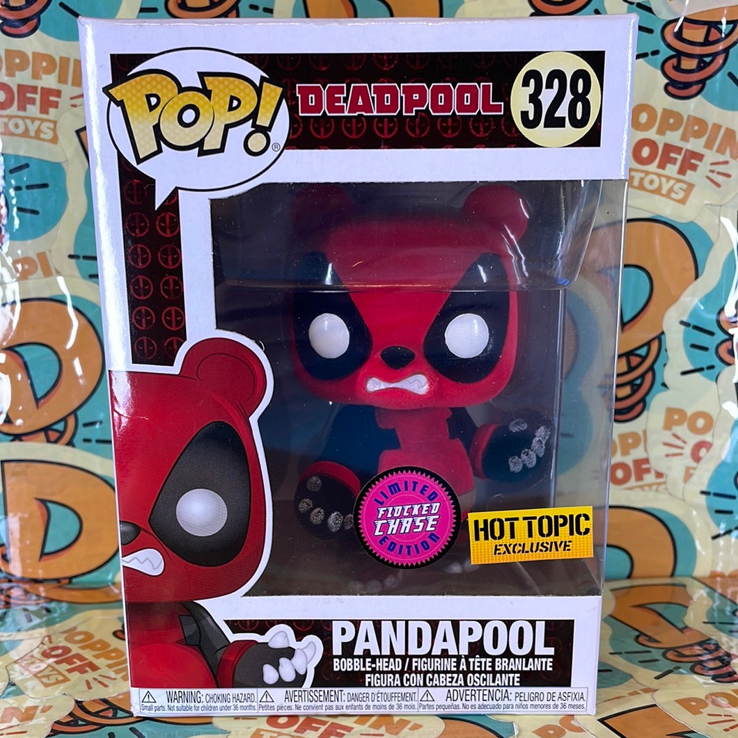 Pop! Marvel: Deadpool -Pandapool (Flocked Chase) (Hot Topic