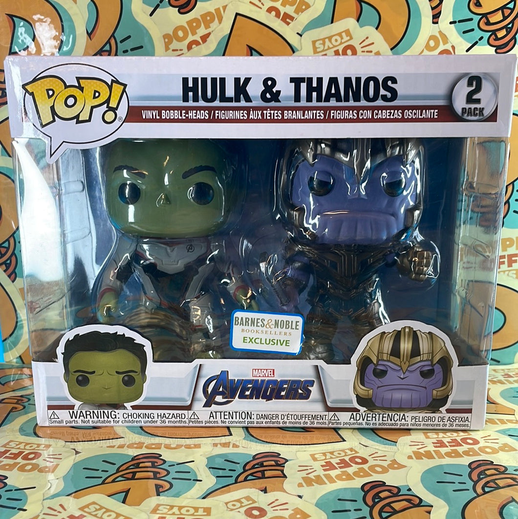 Pop! Marvel: Avengers Endgame- Hulk & Thanos (Barnes & Noble Exclusive)