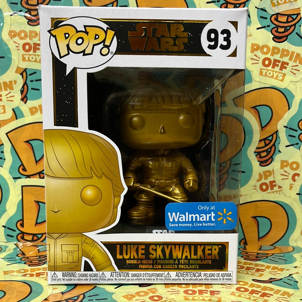 Pop! Star Wars: Luke Skywalker (Gold) (Walmart)