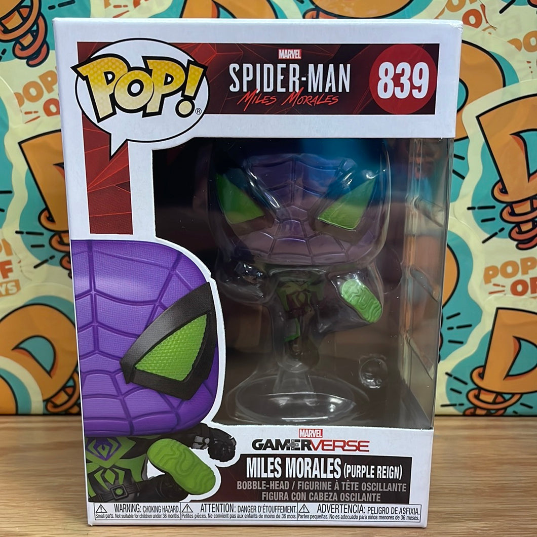 Pop! Marvel: Spider-Man - Miles Morales (Purple Reign)