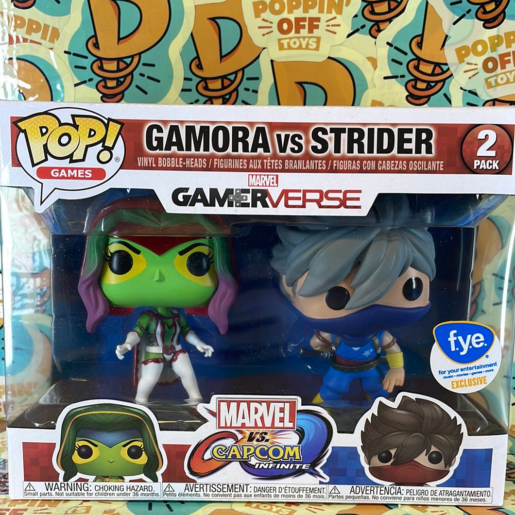 Pop! Games: Gamora vs Strider (F.Y.E. Exclusive) (2-Pack)