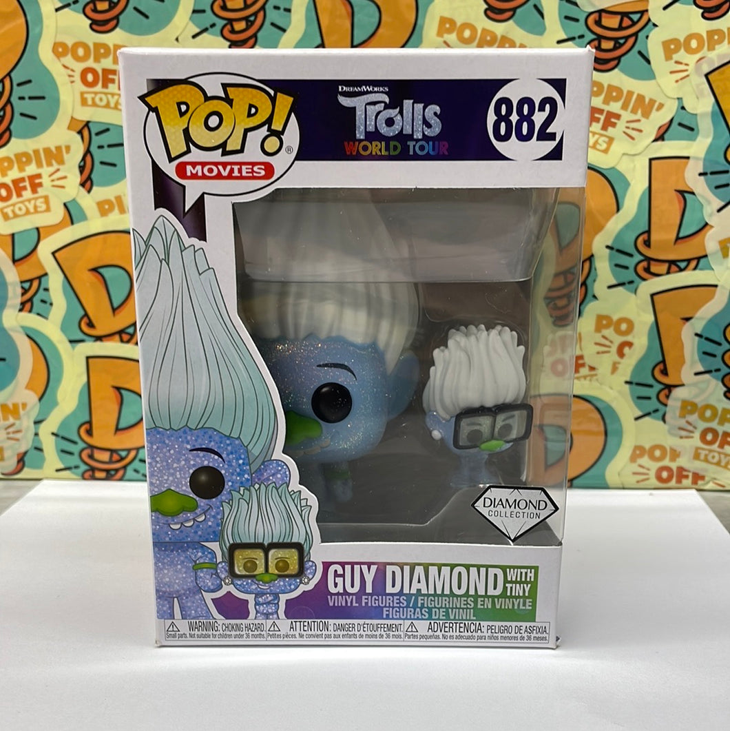 Pop! Movies: Trolls World Tour -Guy Diamond with Tiny (Diamond)