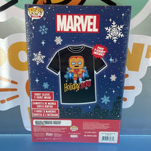 Pop! Tees: Marvel -Gingerbread Iron Man