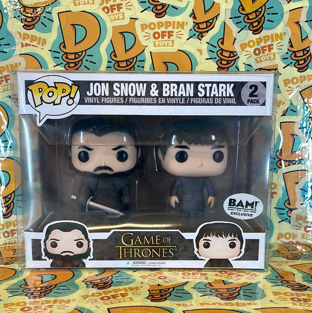 Pop! Television - Game of Thrones : Jon Snow & Bran Stark (BAM)