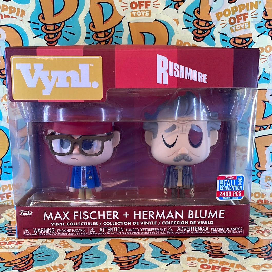 Vynl. Movies: Rushmore- Max Fischer + Herman Blume (2018 Fall Convention)(2400pcs)