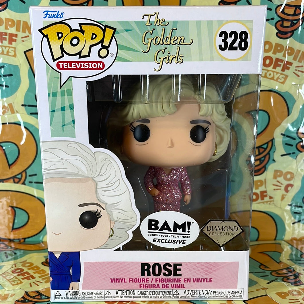 Pop! Television: The Golden Girls -Rose (BAM! Exclusive) (Diamond Coll –  Poppin' Off Toys