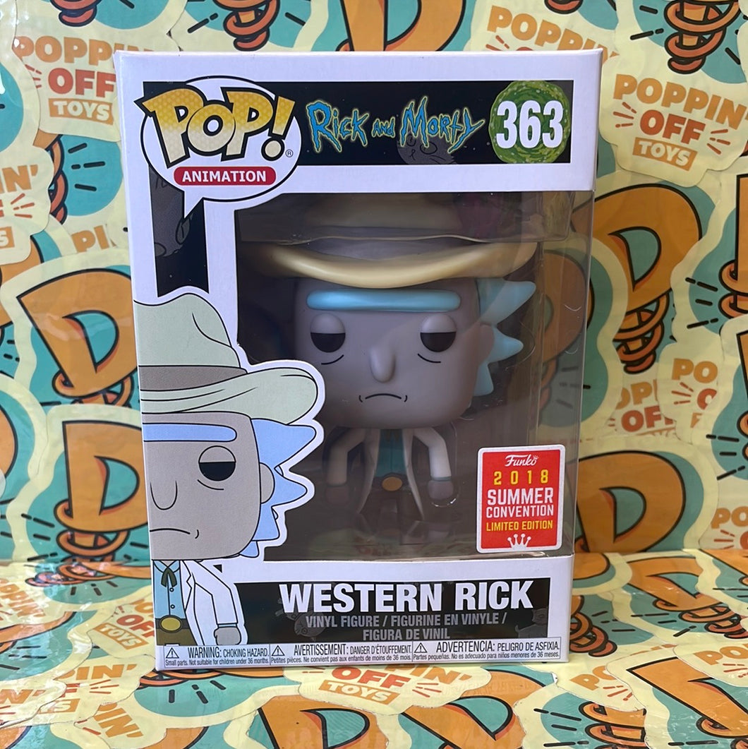 Pop! Animation: Rick & Morty - Western Rick (2018 Summer Convention Exclusive) 363