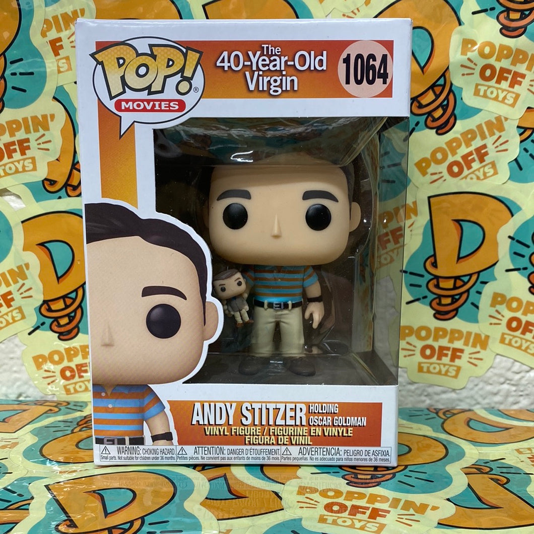 Pop! Movies: The 40 year old Virgin- Andy Stitzer (Holding Oscar Goldman)