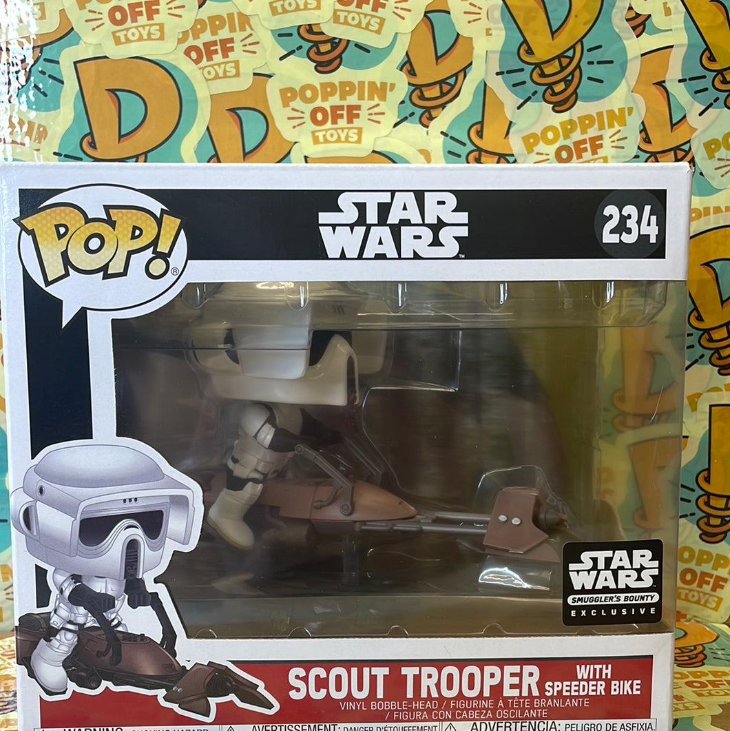 Pop! Star Wars: Scout Trooper w/ Speeder Bike (Smugglers Bounty Exclusive) 234